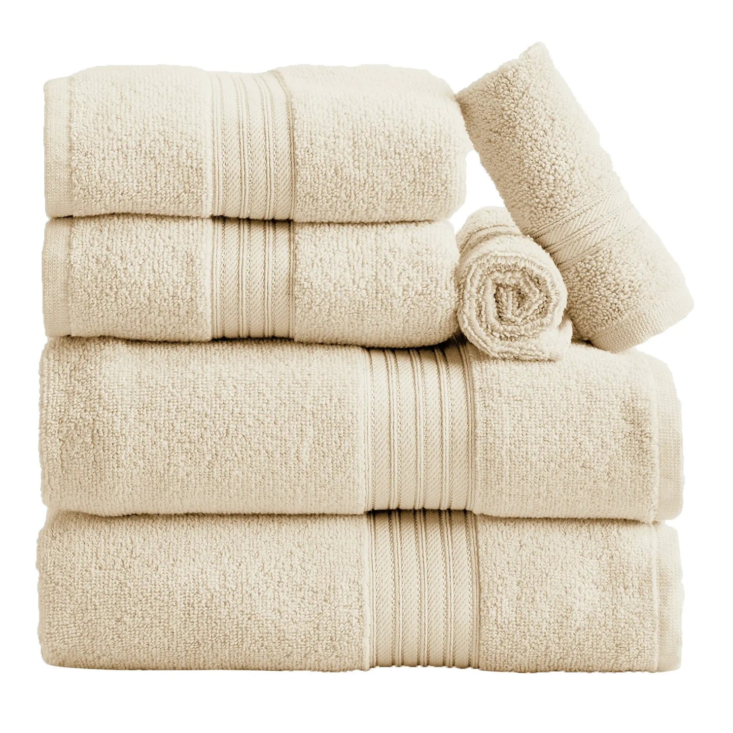 Cotton Terry Bath Towel Set - Cooper Collection from PriceLows™