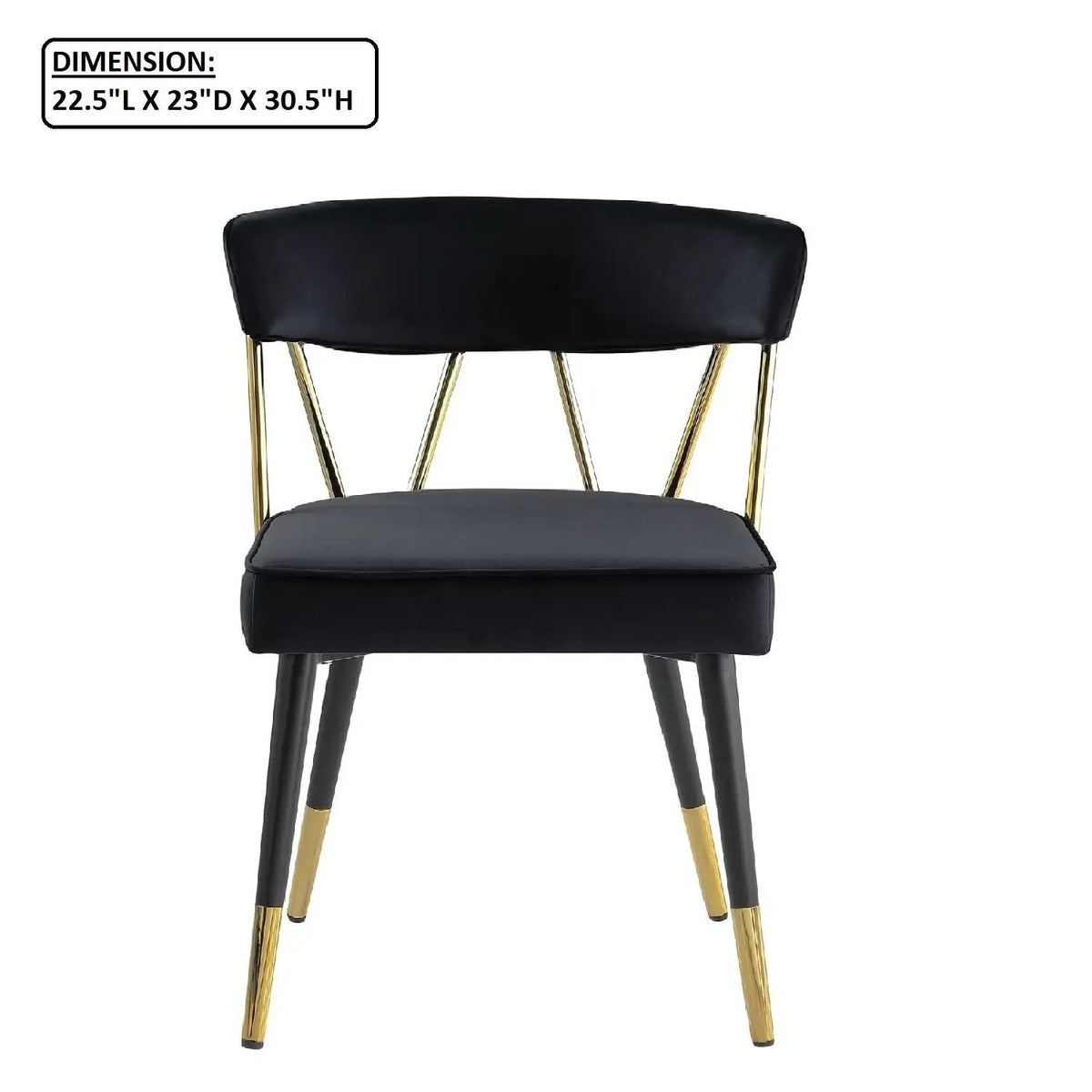 Modern Dining Chair | Upholstered | Medium Firm Cushion | Set Of 2
