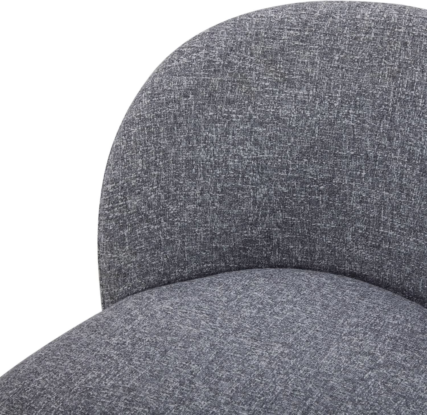 Set Of 3 Counter Height Bar Stools 360 Degree Swivel Grey from PriceLows™