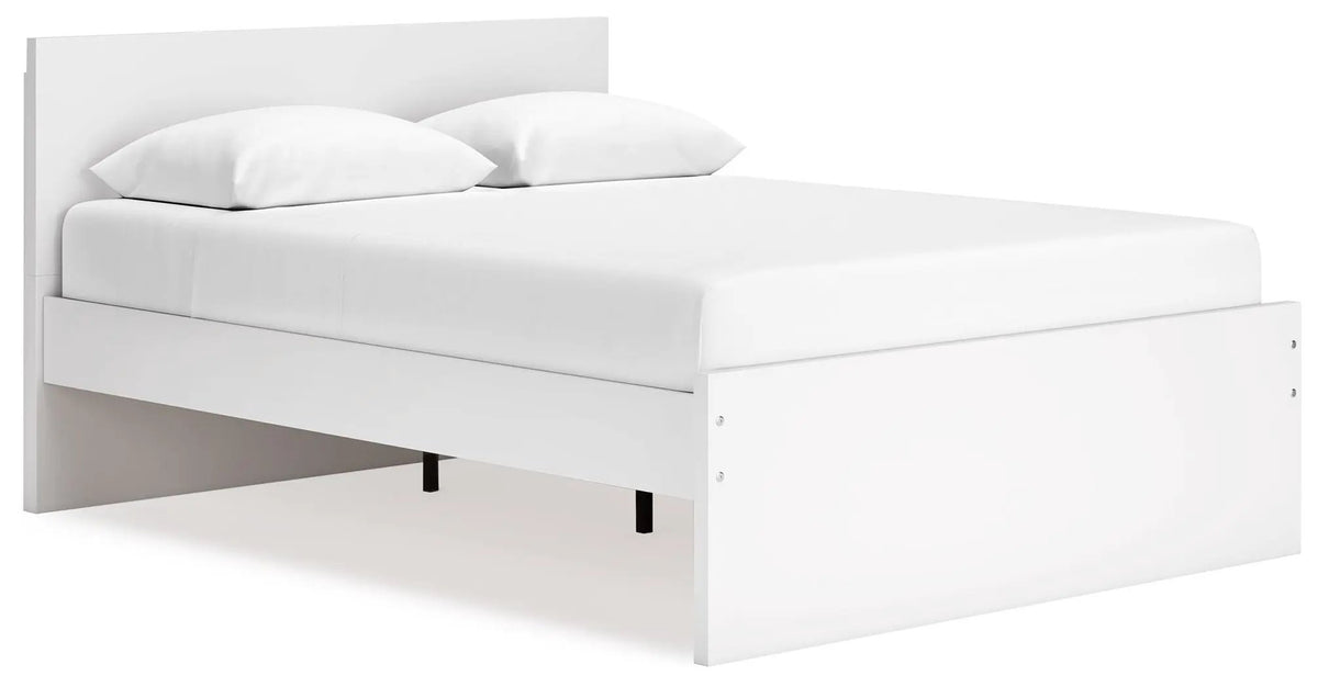 Onita Panel Platform Bed | Minimal Design | Ultra-Clean Lines | Easy-Elegant Solid Finish