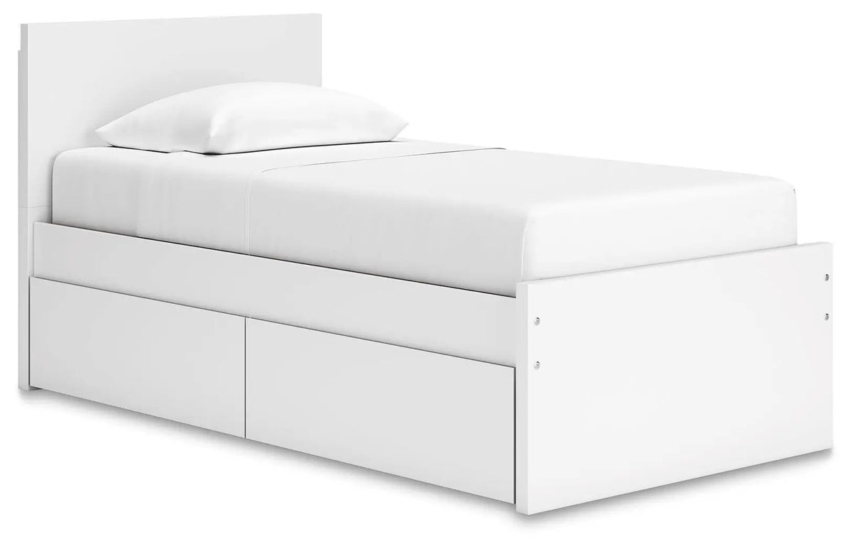 Onita Panel Platform Bed | Minimal Design | Ultra-Clean Lines | Easy-Elegant Solid Finish