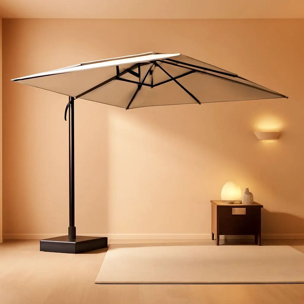 Cantilever Patio Umbrella 9 By 11.5 Feet 360 Rotation from PriceLows™