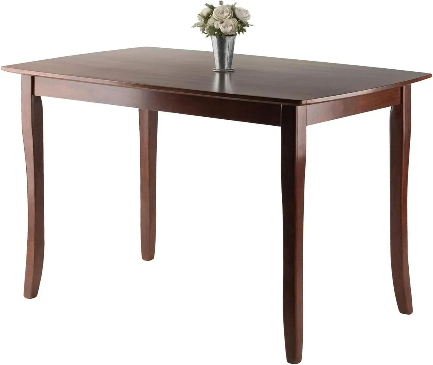 Inglewood Walnut Dining Table 47.24In Long 29.53In Wide from PriceLows™