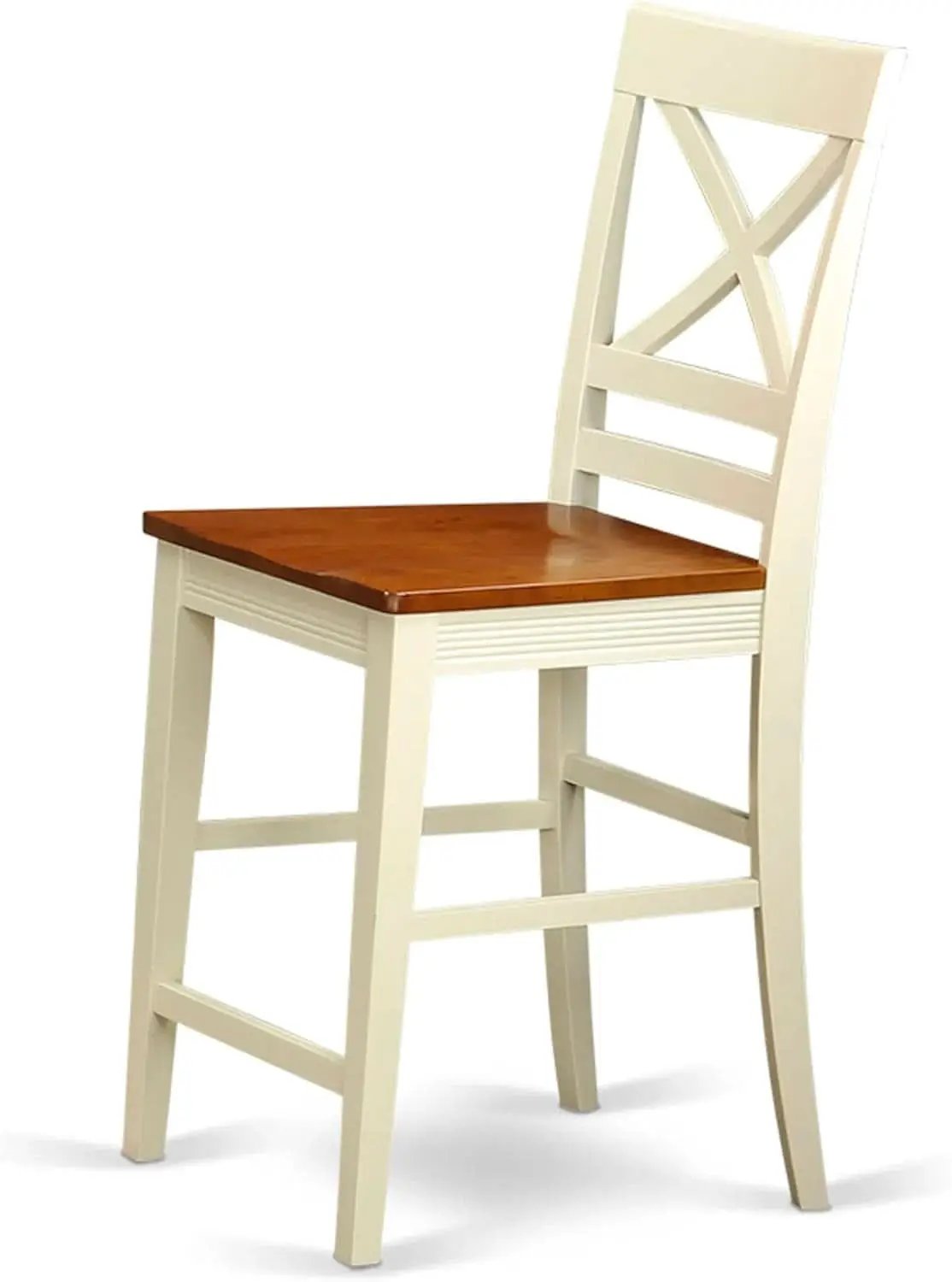 Quincy Counter Height Bar Stool Set Of 2 Buttermilk And Cherry from PriceLows™