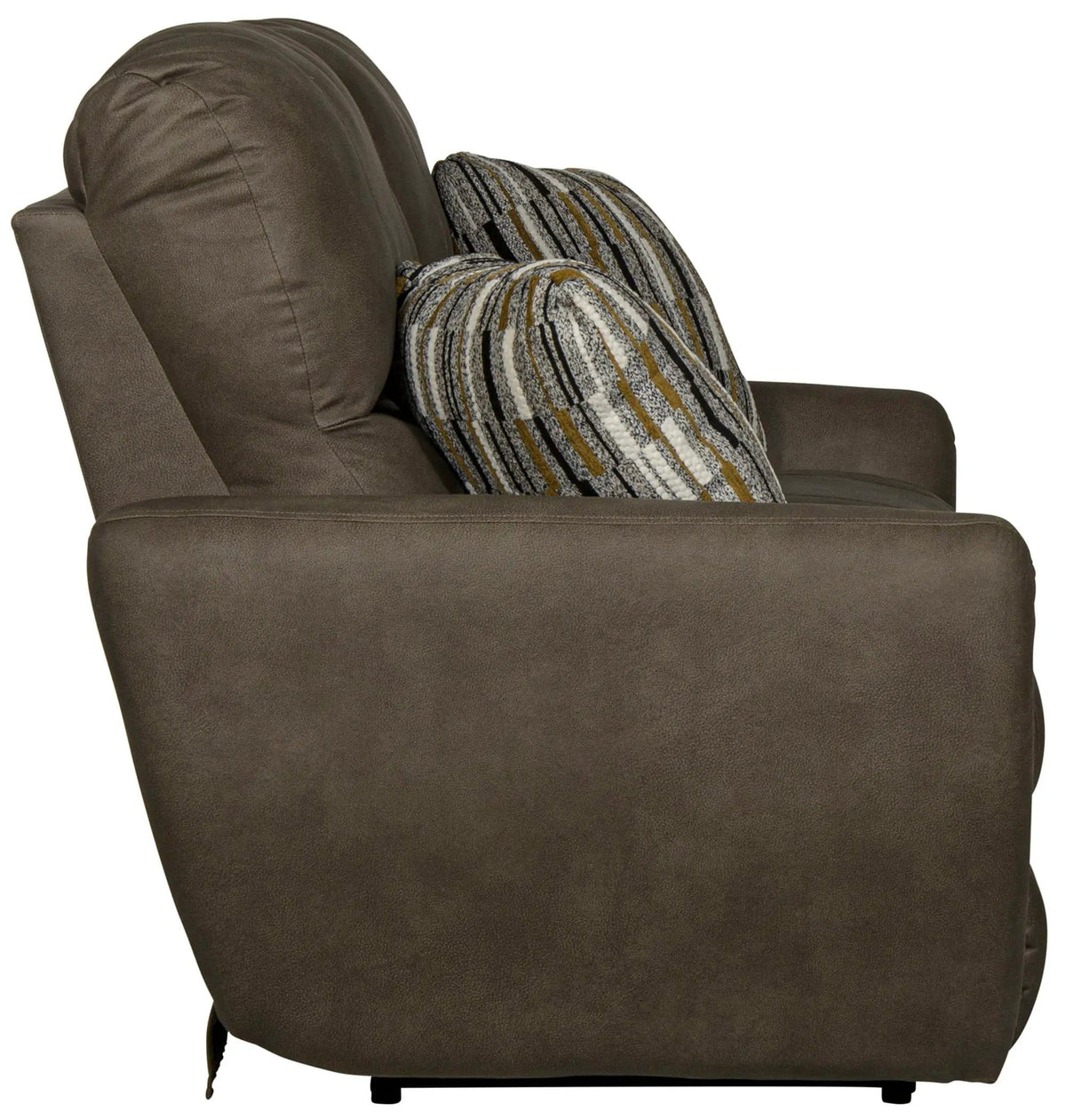 Dorian Reclining Loveseat | 4 Pieces | Faux Leather & Fabric | Living Room