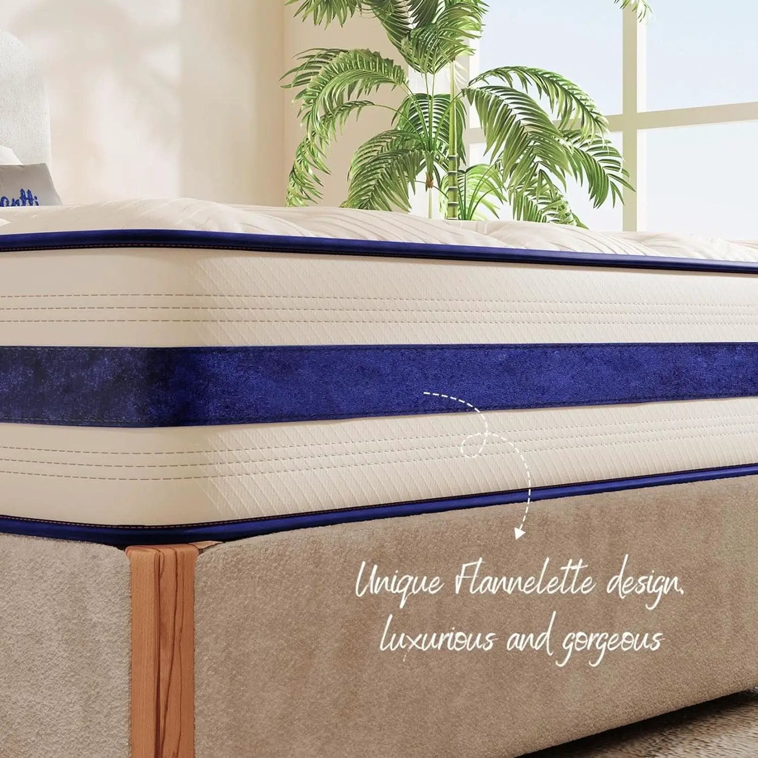Twin XL 12Inch Hybrid Breathable MemoryFoam Pocket Springs Mattress from PriceLows™