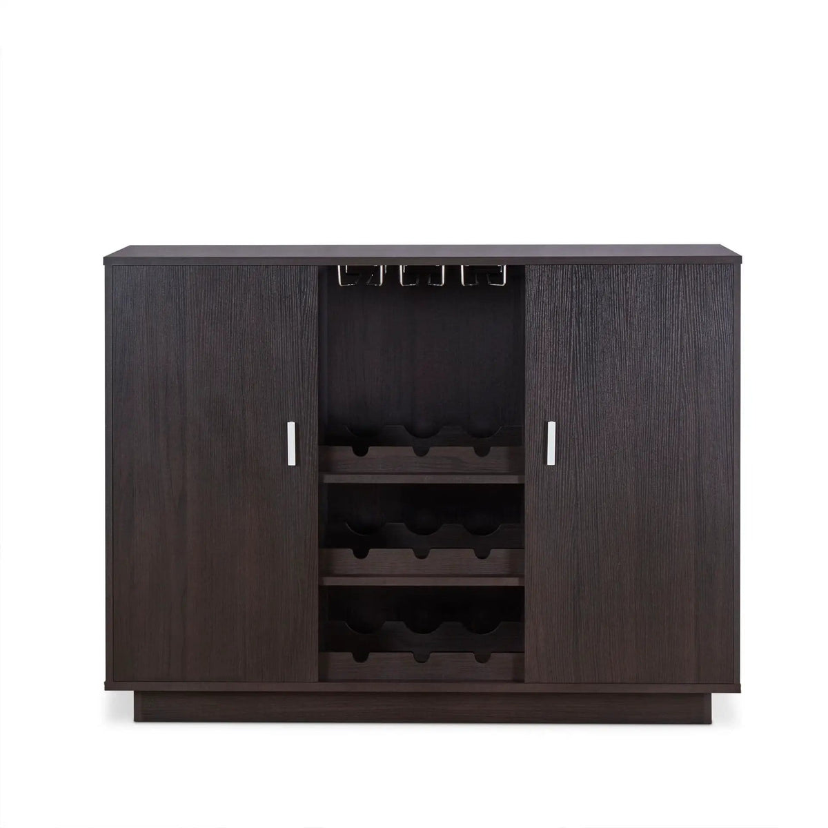 Hazen Wine Cabinet II | 16 x 47 x 35 in | Home Furniture | Espresso