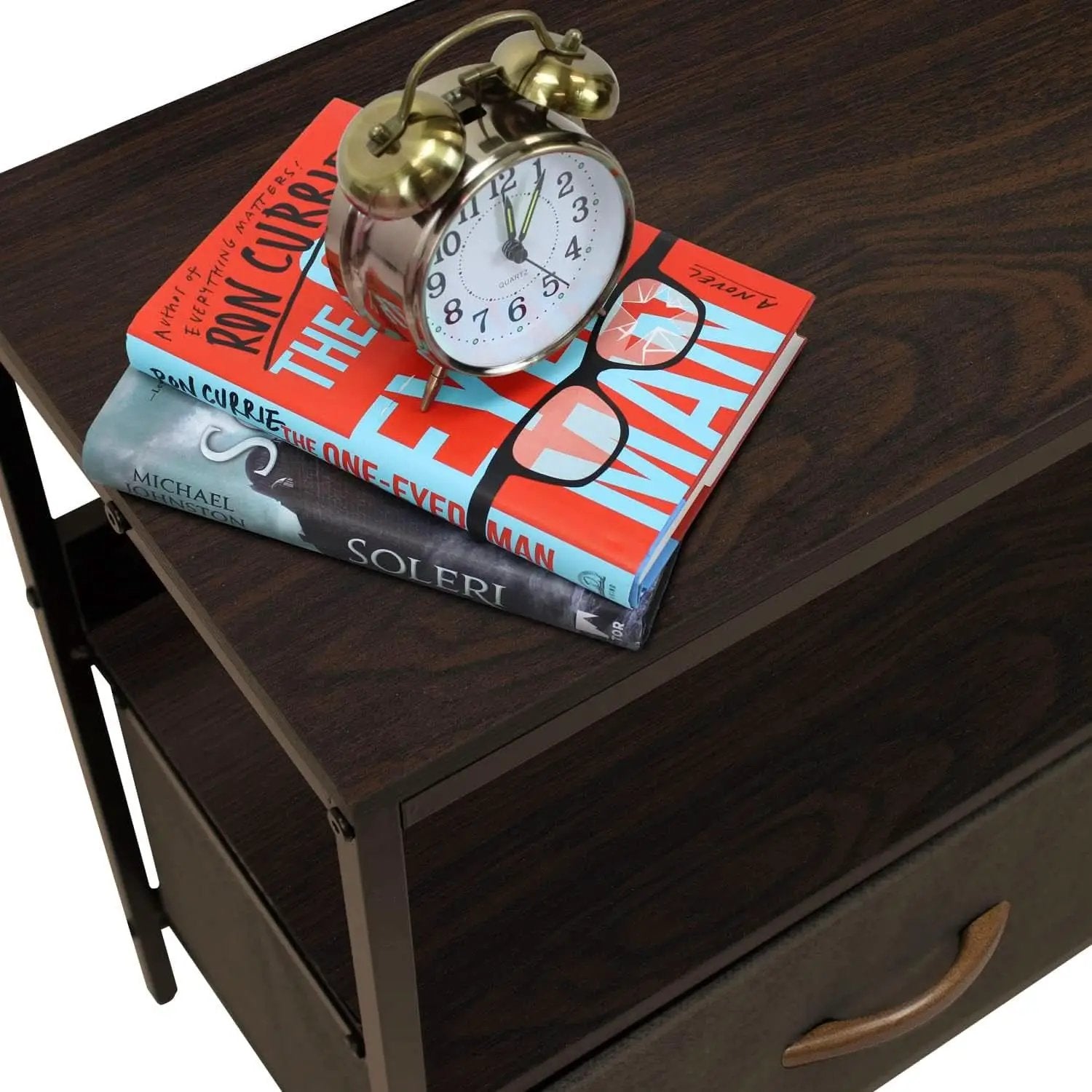 Dresser Style TV Stand With Two Drawers And Wood Top from PriceLows™