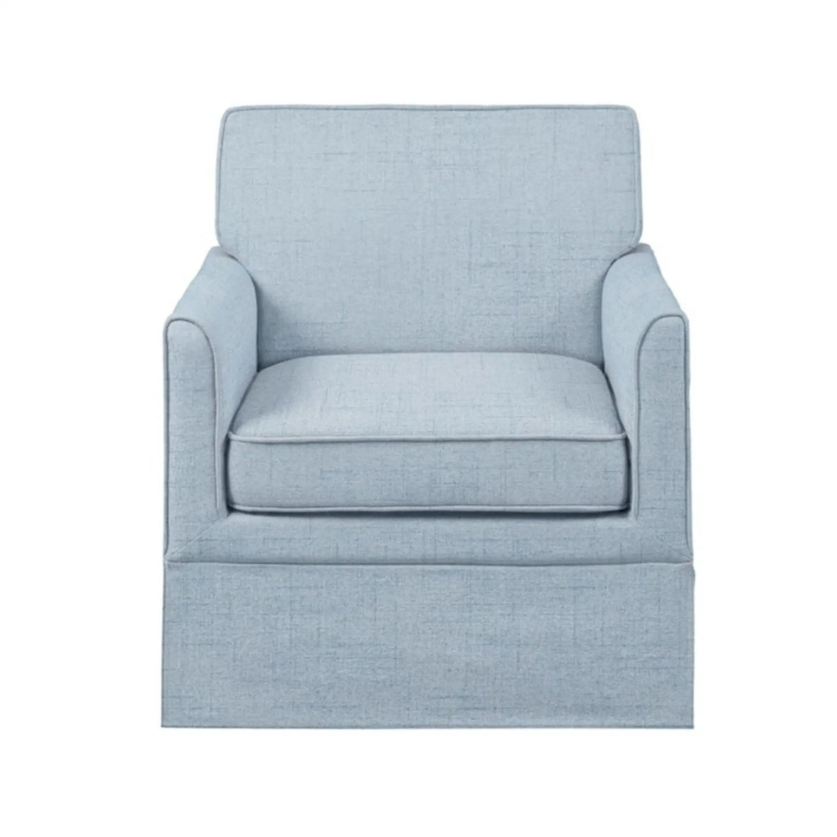 Timeless Accent Armchair | Classic Track Arm Silhouette | Skirted Base | Slipcover Design