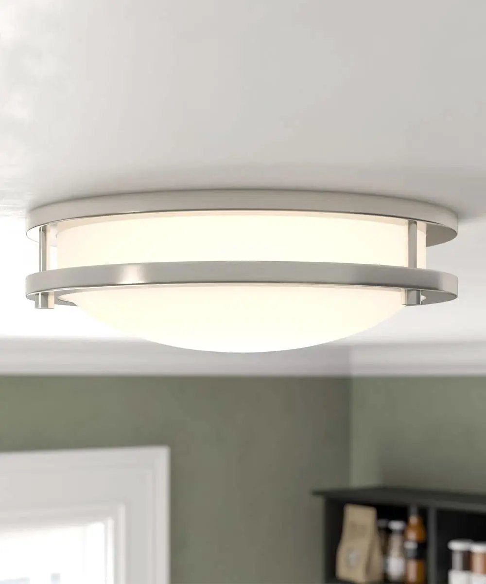 Flush Mount Light | Circadian LED | 1 Light | Brushed Nickel