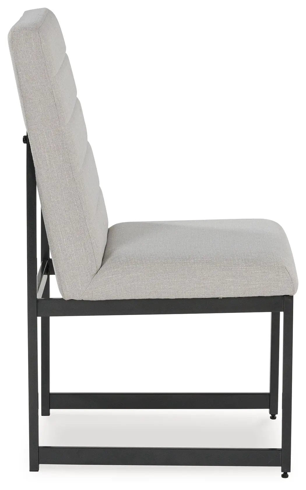 Upholstered Dining Chair | Set Of 2 | Light Brown Fabric