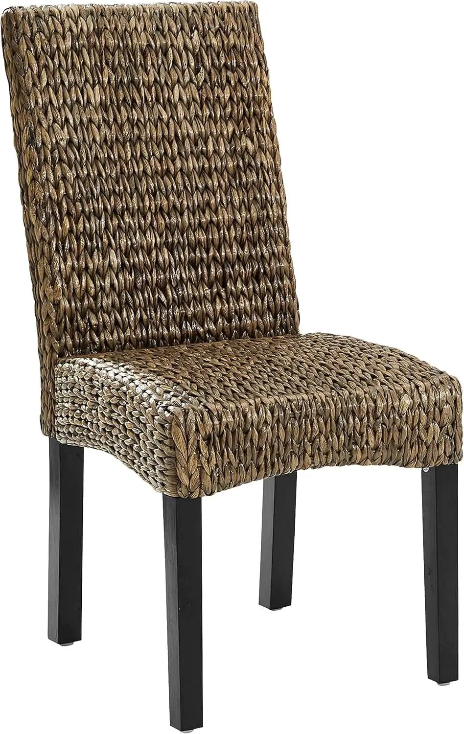 Edgewater Handwoven Rattan Dining Chairs Set Of 2 Seagrass from PriceLows™