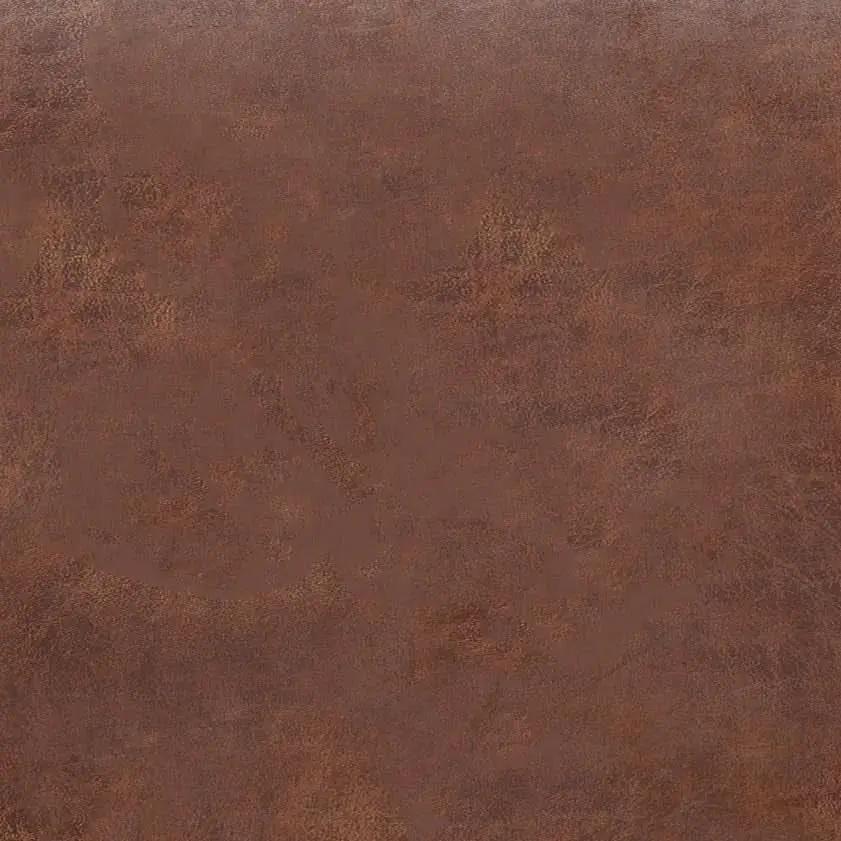 Storage Ottoman 30 Inch Distressed Saddle Brown Leatherette from PriceLows™