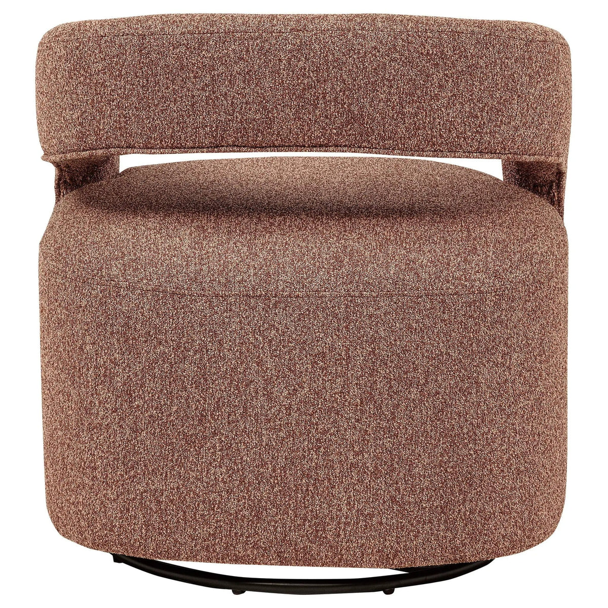 Westhill Boucle Upholstered Swivel Accent Chair Berry | 28.25 x 25 x 29 in | Boucle | Living Room