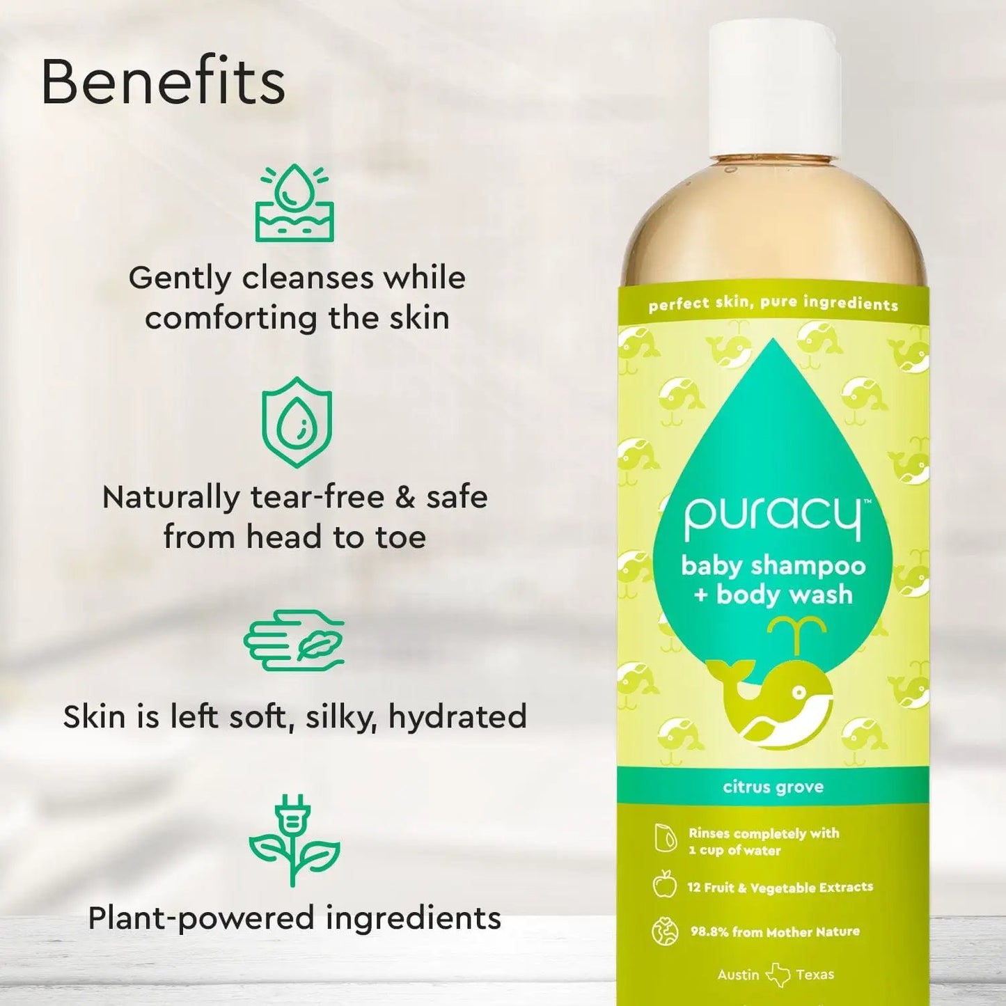 Baby Shampoo & Body Wash (Tear-Free) from PriceLows™
