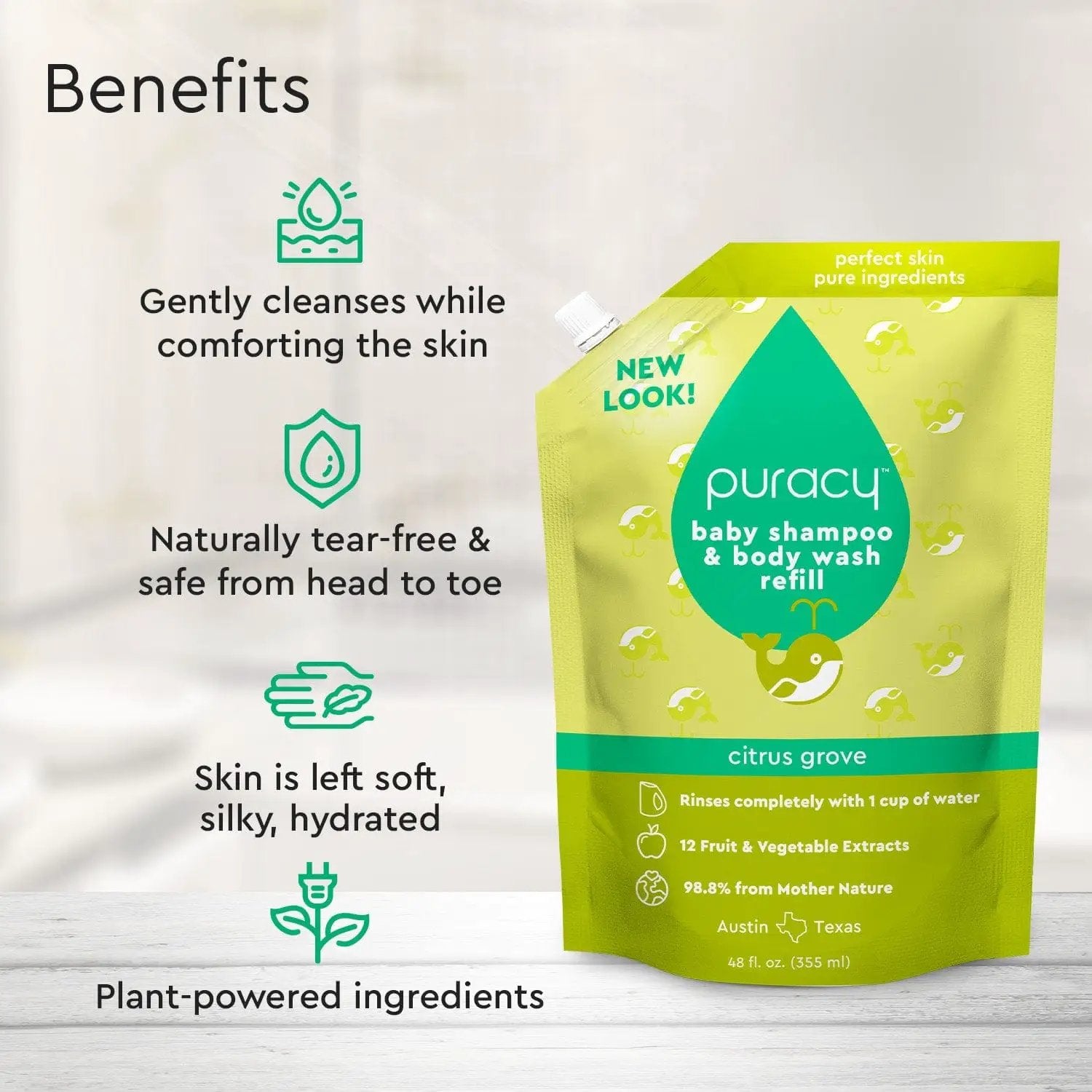 Baby Shampoo & Body Wash (Tear-Free) from PriceLows™