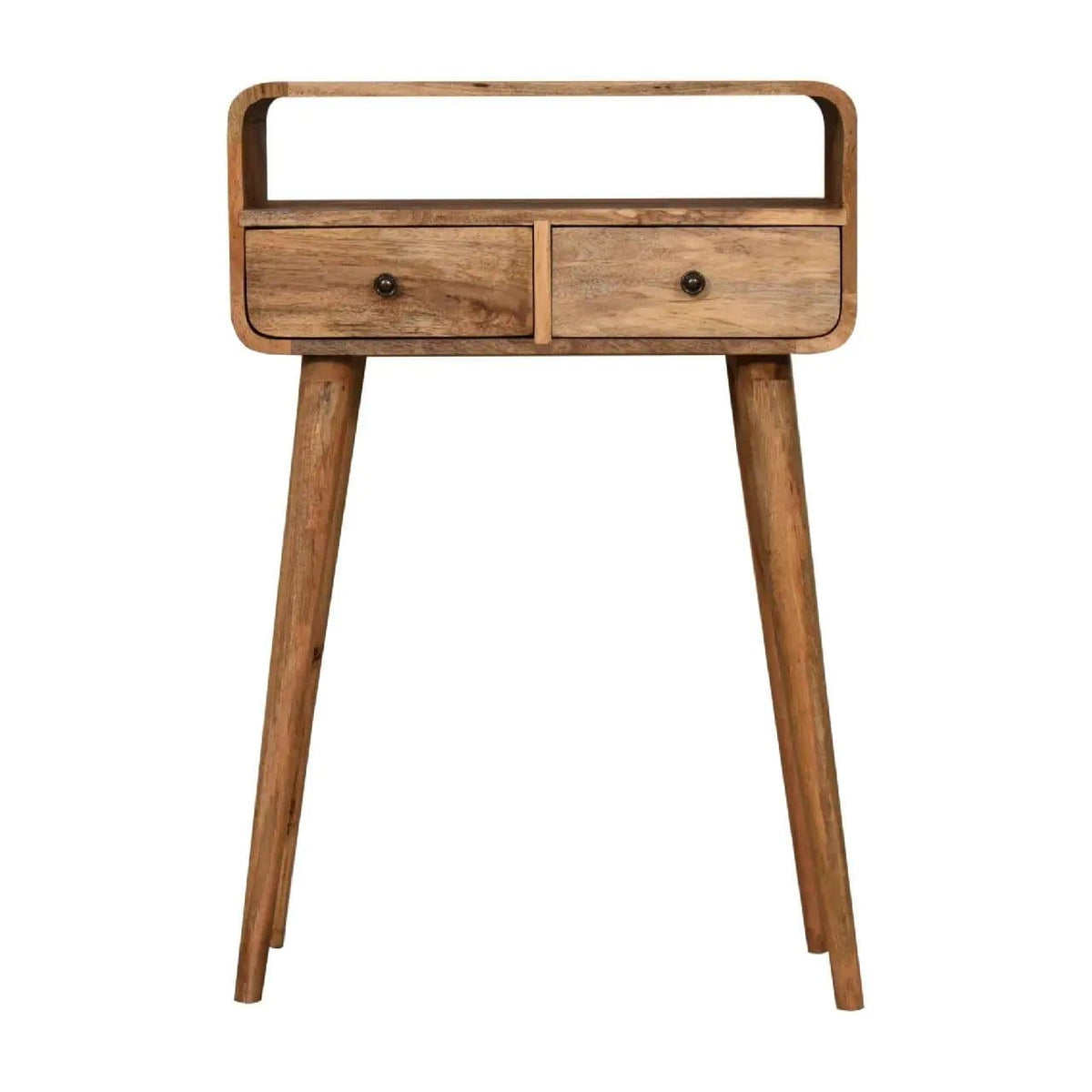 Curved Chestnut Console Table | 3 Pieces | Mango Wood | Living Room