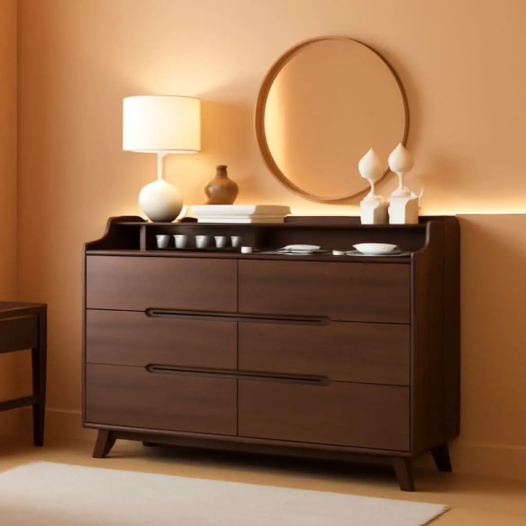 55-Inch Dresser With Integrated Charging Station USB from PriceLows™