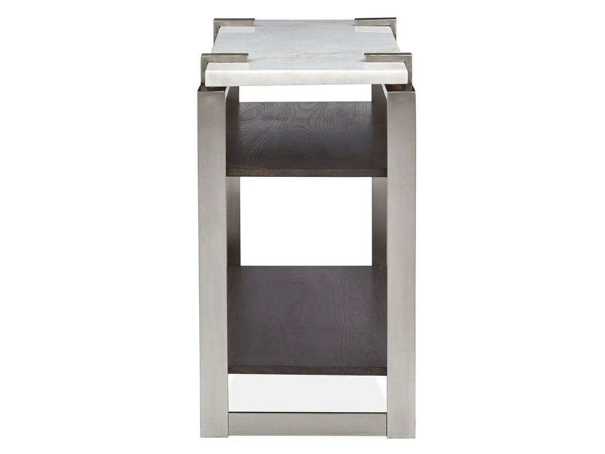 Paradox Rectangular End Table | 26 Inch Length | Modern Lifestyle Design | 24 Inch Height