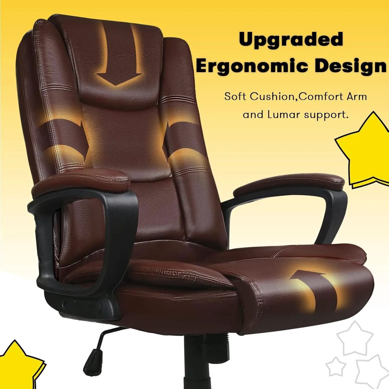 Ergonomic Big and Tall Office Chair Up to 400 Lbs Capacity With High Back from PriceLows™