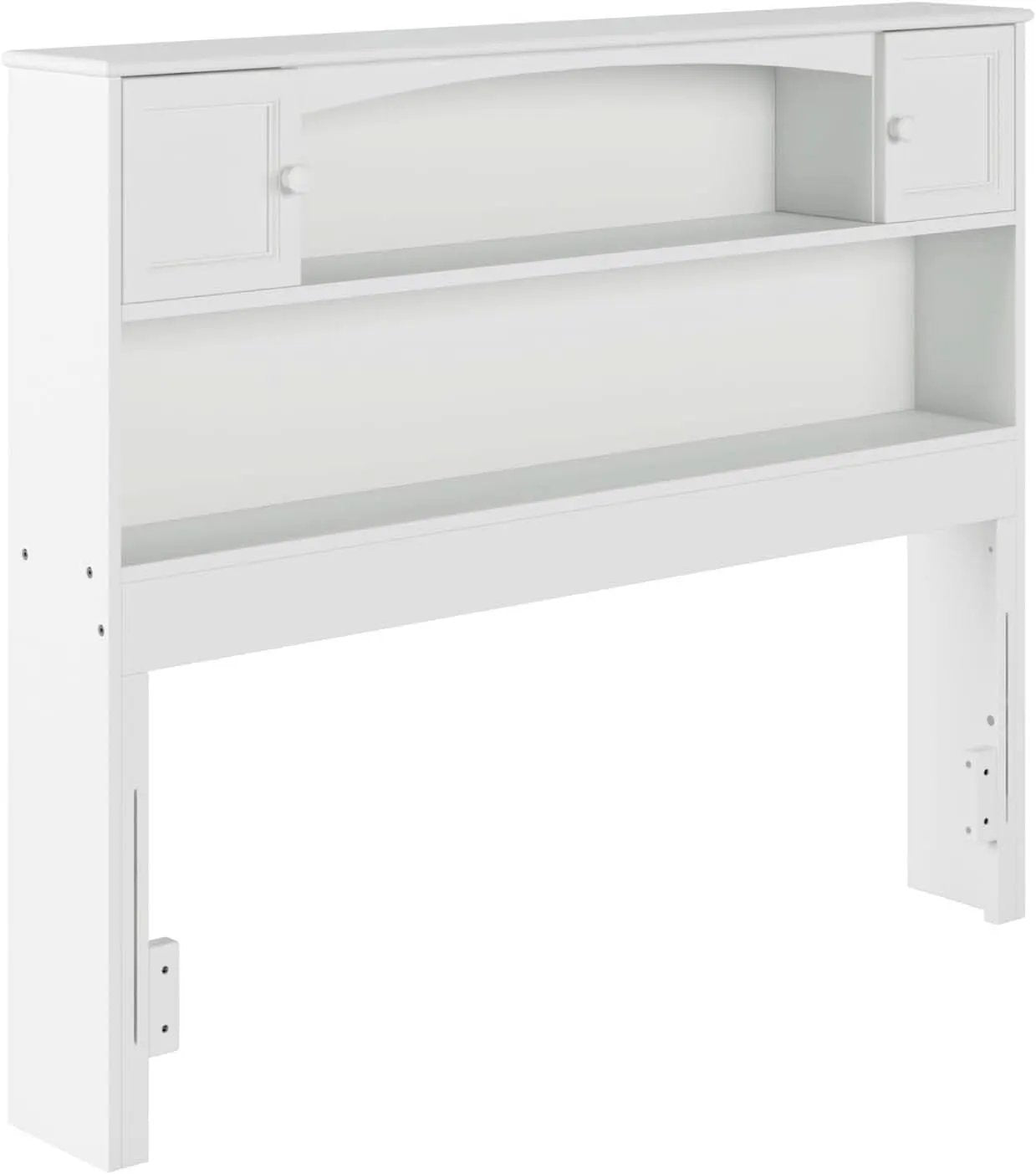 Newport Full Size Bookcase Headboard With Charger White from PriceLows™