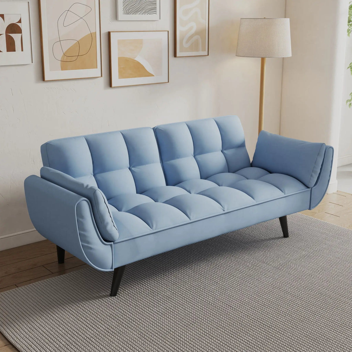 Convertible Sofa | Two Seater | Adjustable Back | Compact