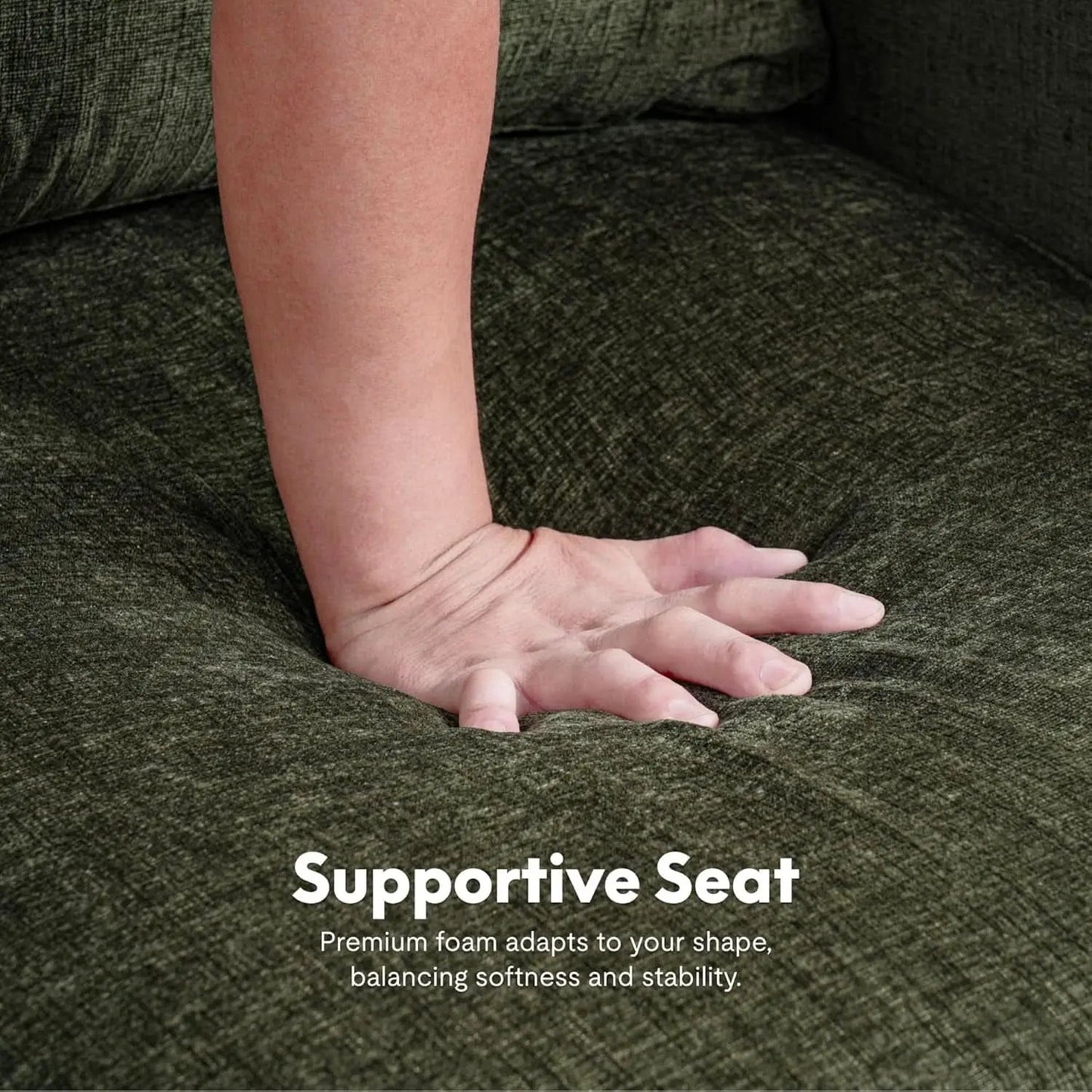 Compact Chenille Accent Chairs With Removable Covers from PriceLows™