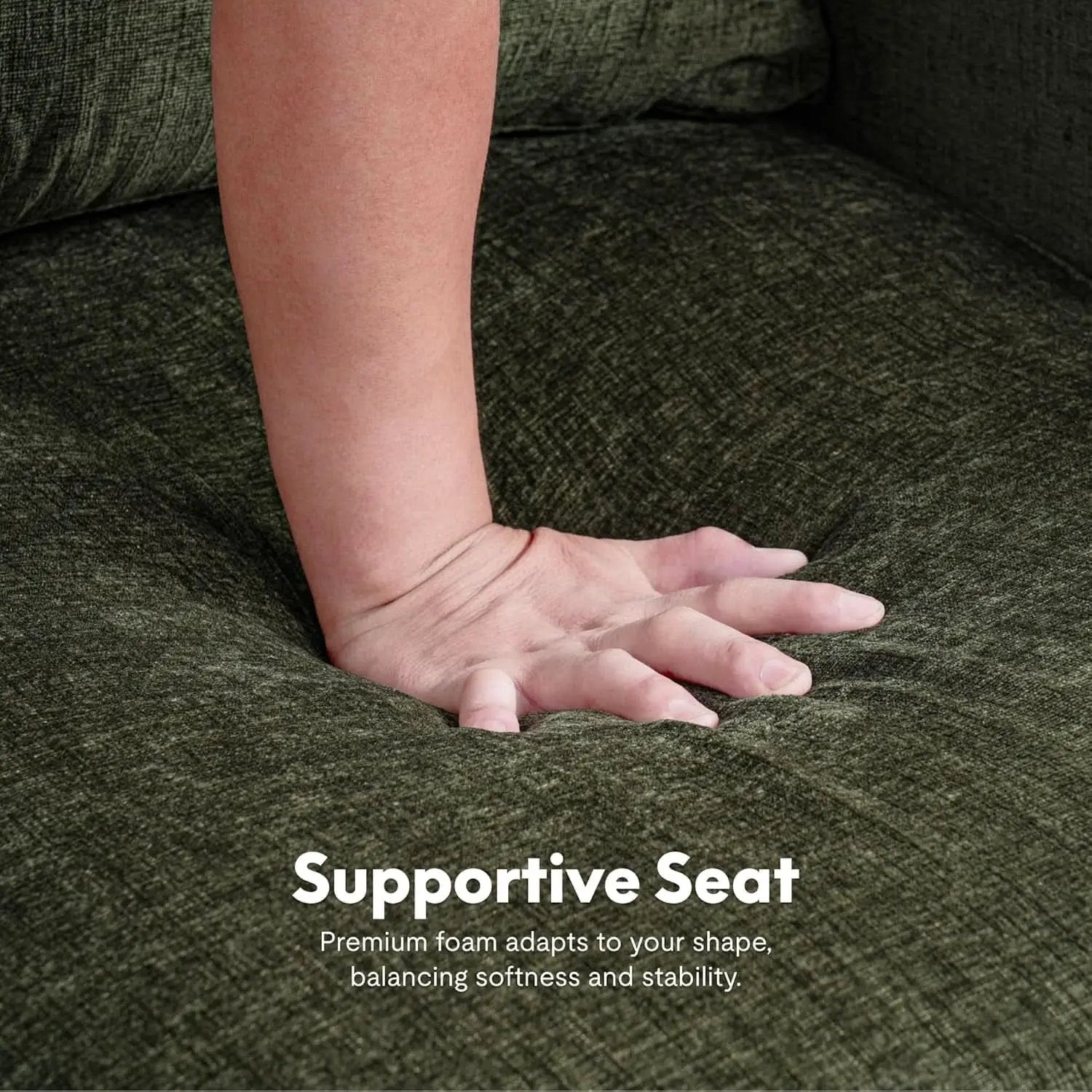 Compact Chenille Accent Chairs With Removable Covers from PriceLows™