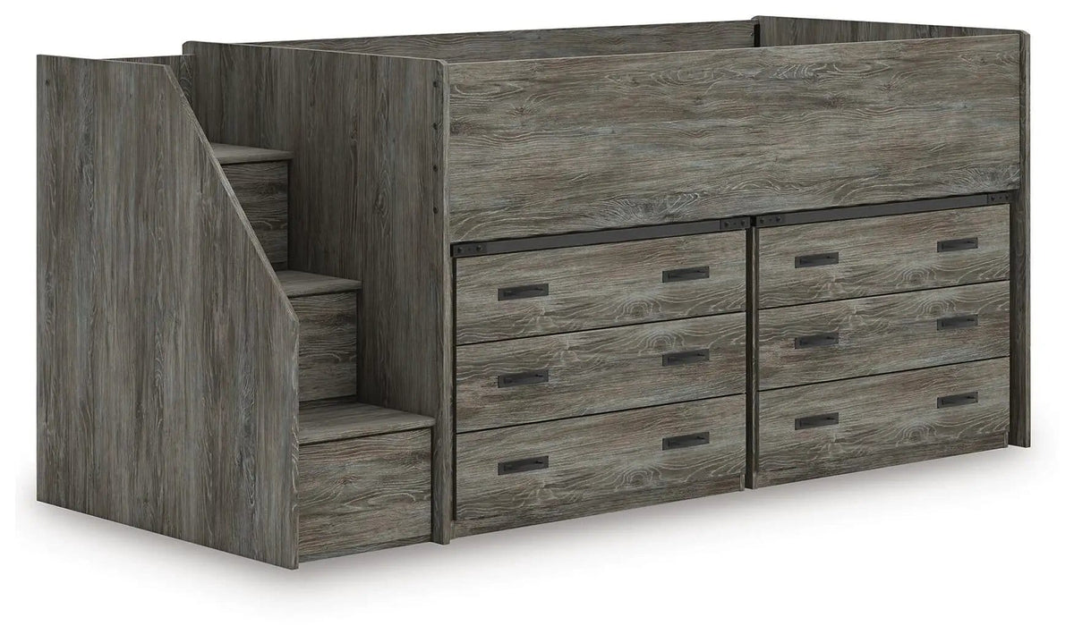 Frandern Loft Bed | 6 Pieces | Metal | Bedroom