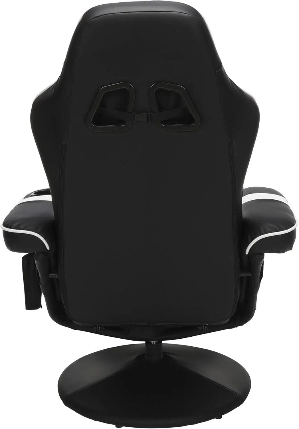 White Gaming Recliner Cupholder And Adjustable Footrest from PriceLows™