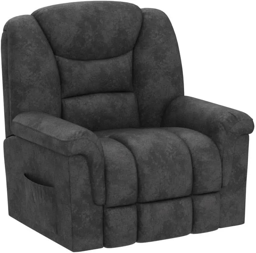 Oversized Swivel Recliner With Extra Wide Seat For Big And Tall from PriceLows™