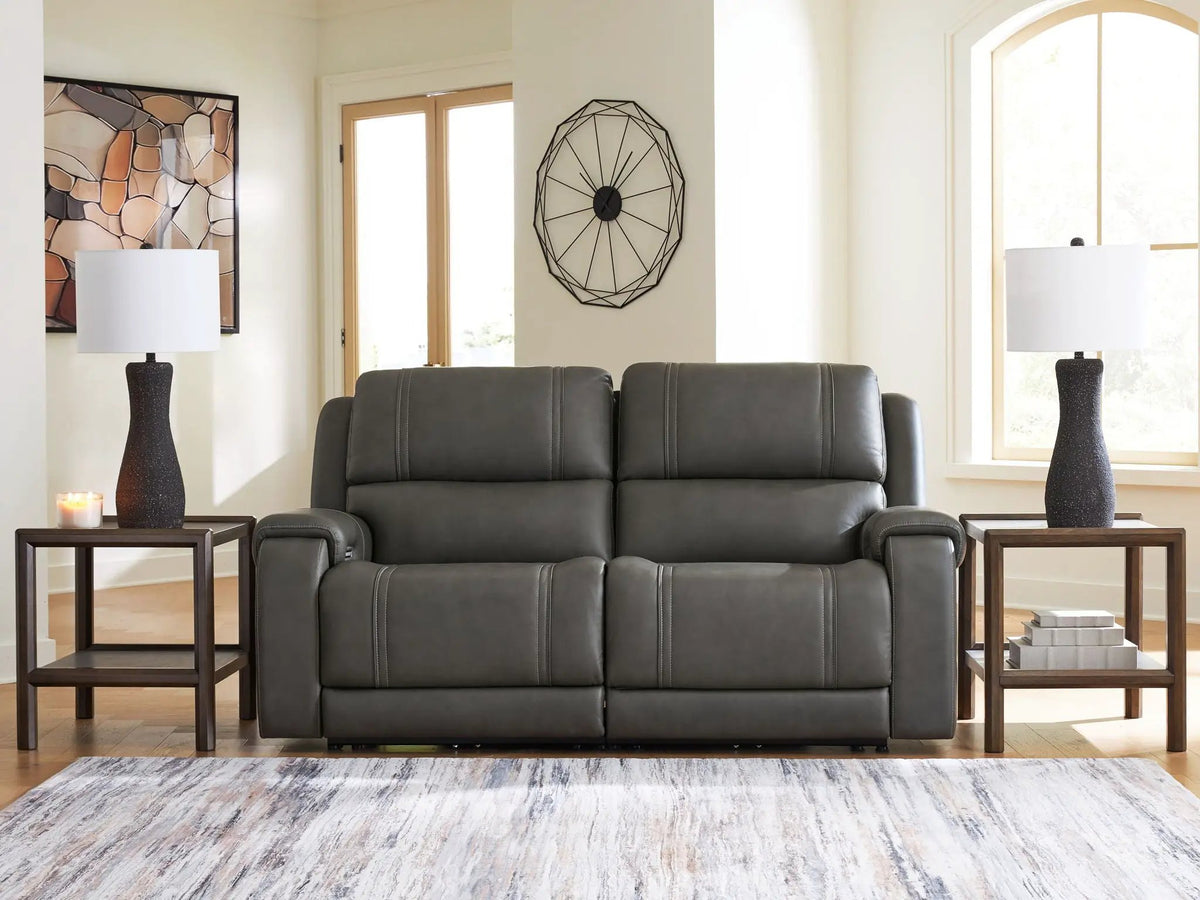 Power Reclining Sectional | USB Charging | Adjustable Headrests | Mocha