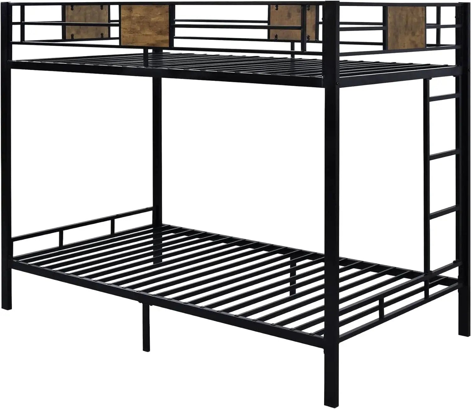 Loft Bunk Bed Twin Over Twin With Ladder And Guardrails from PriceLows™
