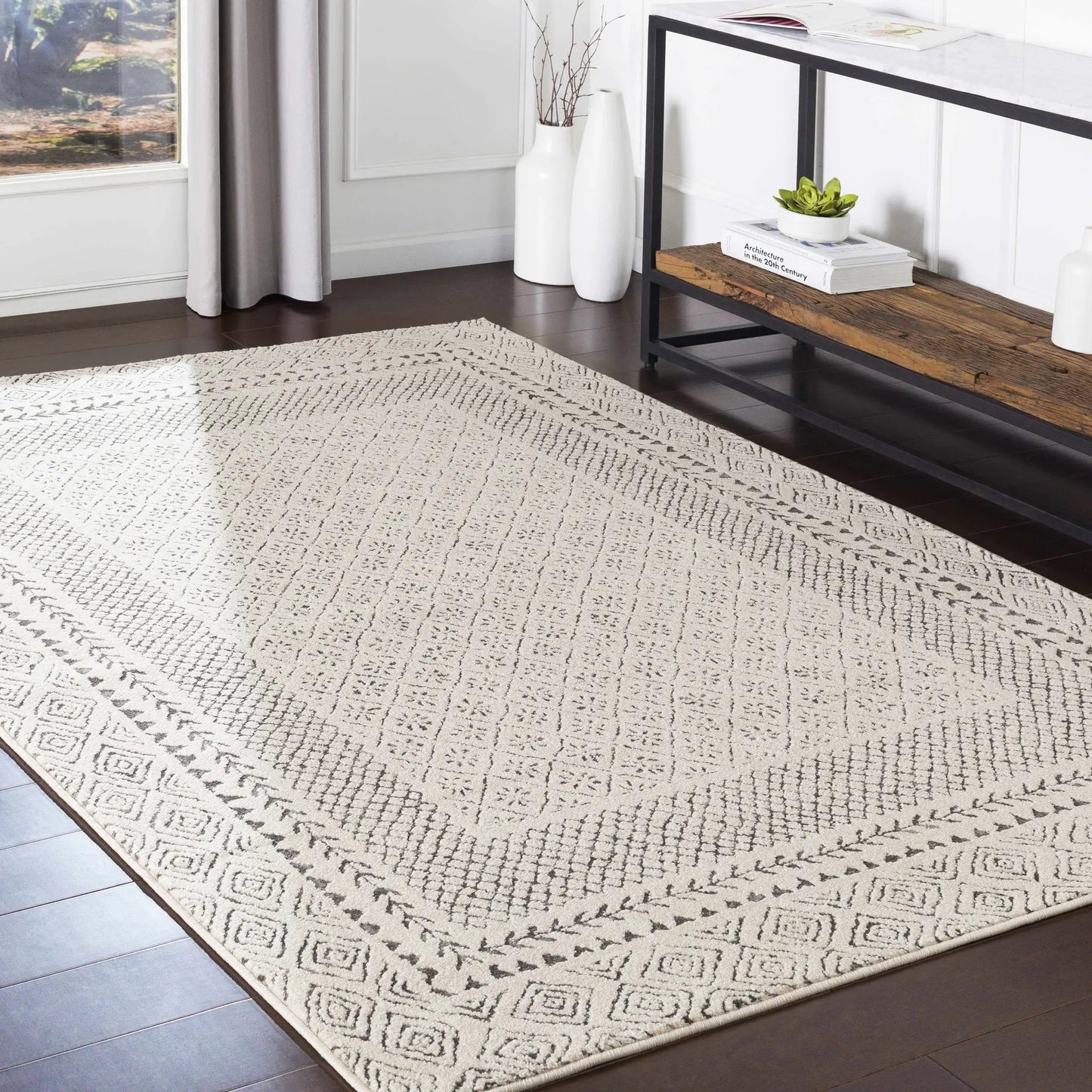 Burdette Soft Neutral Rug from PriceLows™