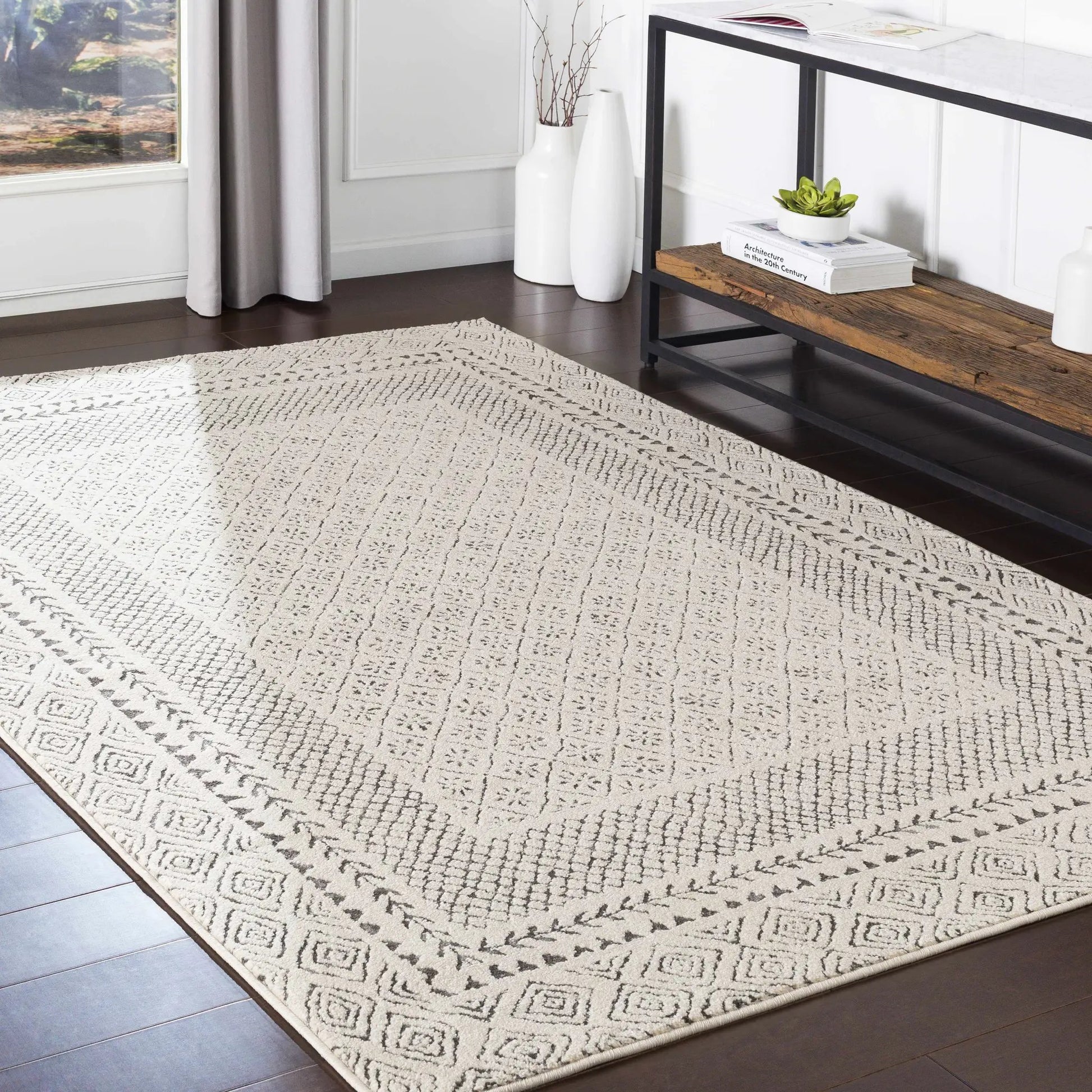 Burdette Soft Neutral Rug from PriceLows™