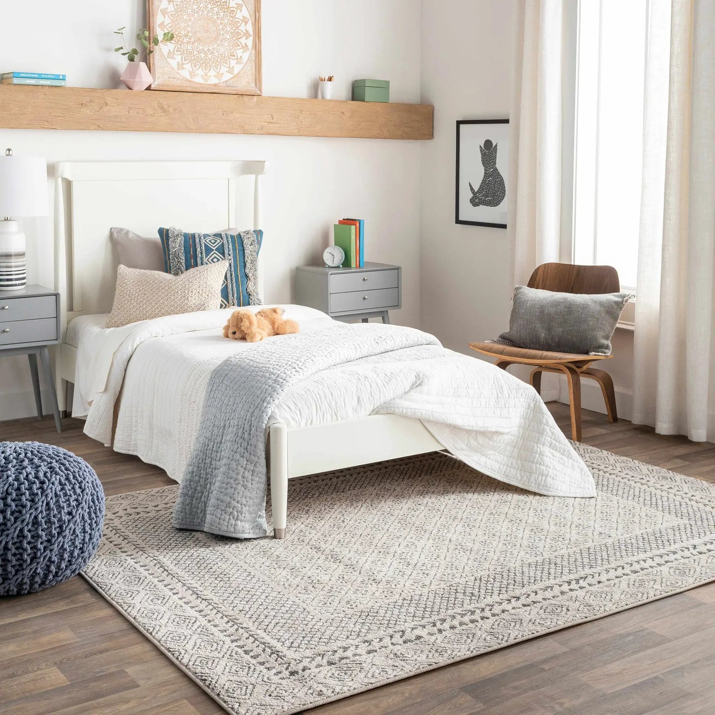 Burdette Soft Neutral Rug from PriceLows™