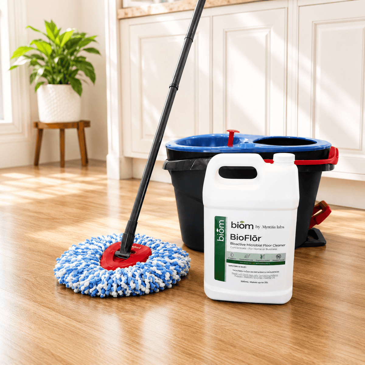 BioFlōr Bioactive Microbial Floor Cleaner Concentrate | 1 oz | Home Use | Home