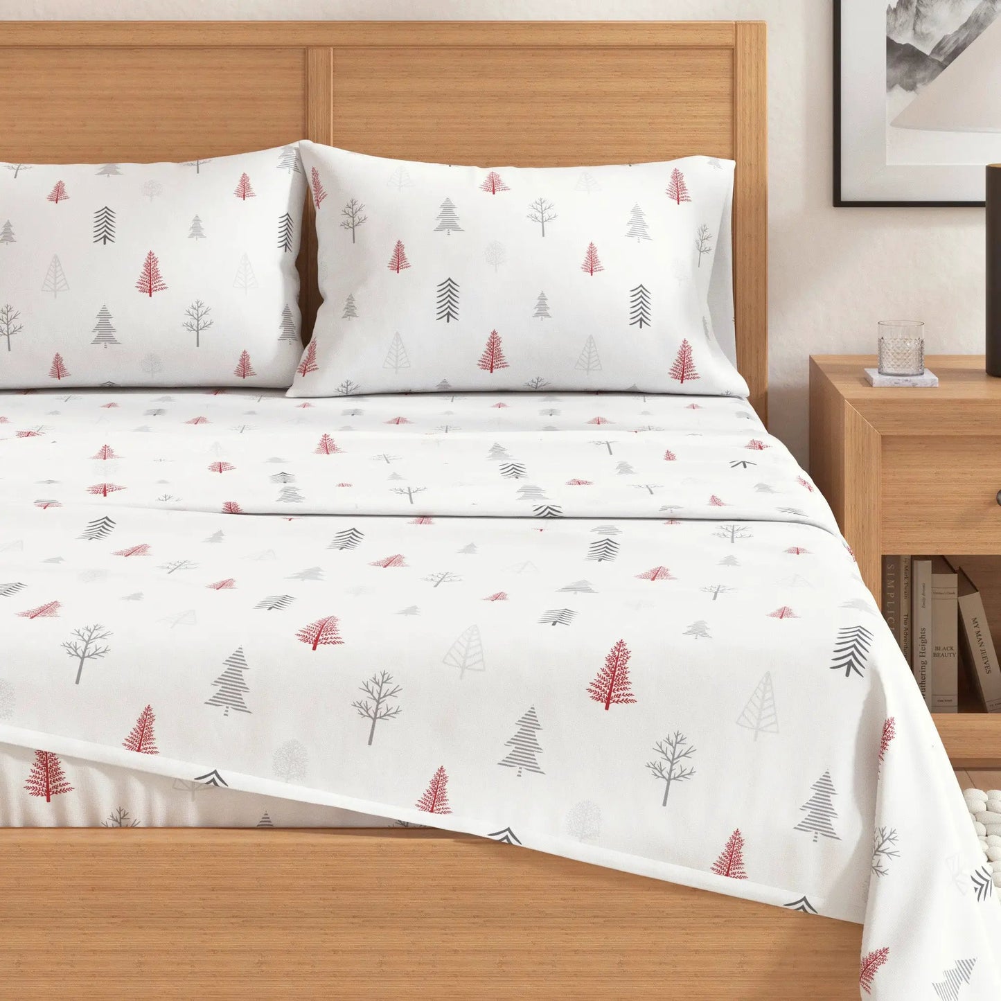 100% Turkish Cotton Flannel Sheet Sets - Boulder Collection from PriceLows™