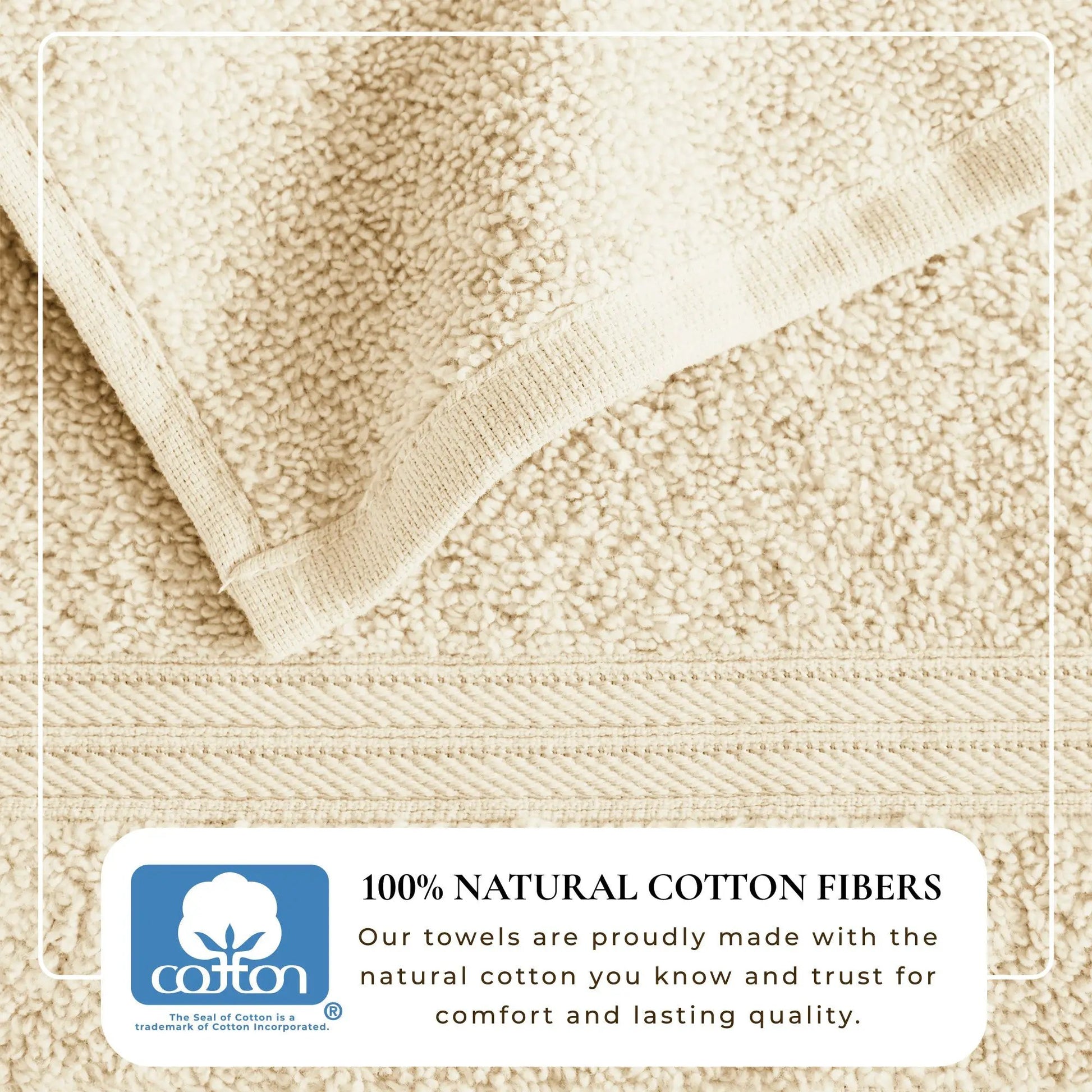 Cotton Terry Bath Towel Set - Cooper Collection from PriceLows™