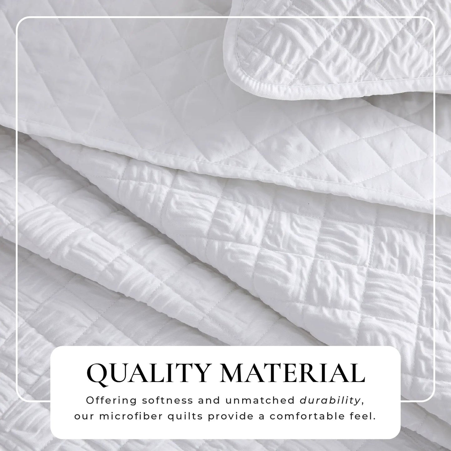 Diamond Embossed Quilt Set - Diamond Microsculpt Collection from PriceLows™
