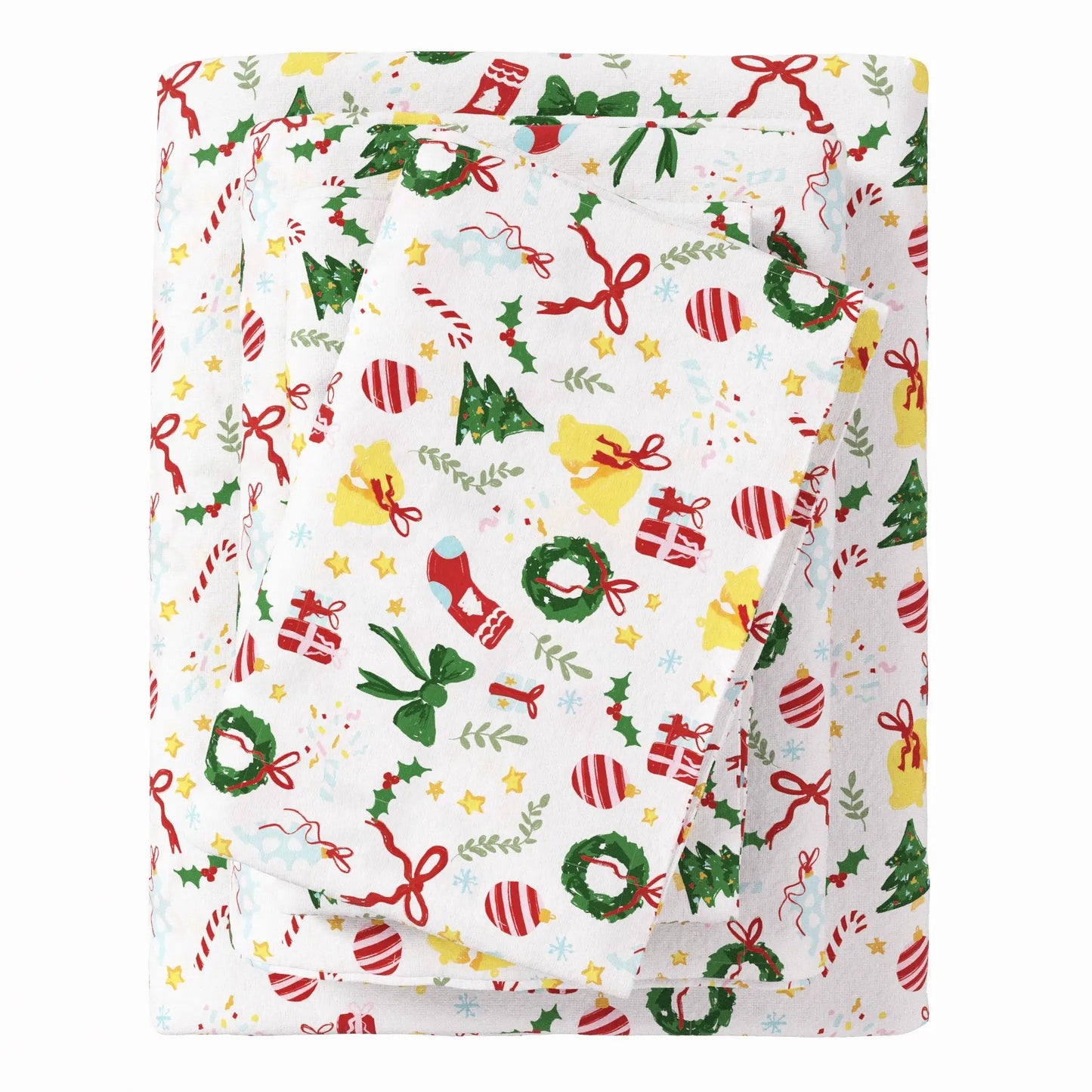 Turkish Cotton Christmas Flannel Sheet - Whittaker Collection from PriceLows™