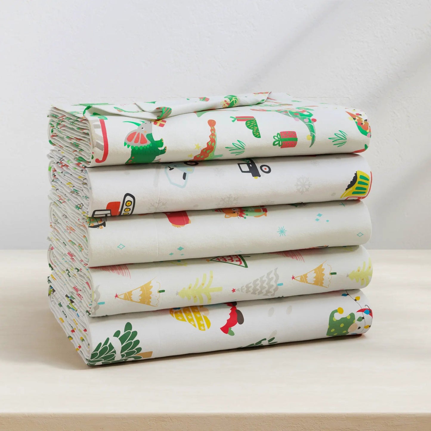Turkish Cotton Christmas Flannel Sheet - Whittaker Collection from PriceLows™