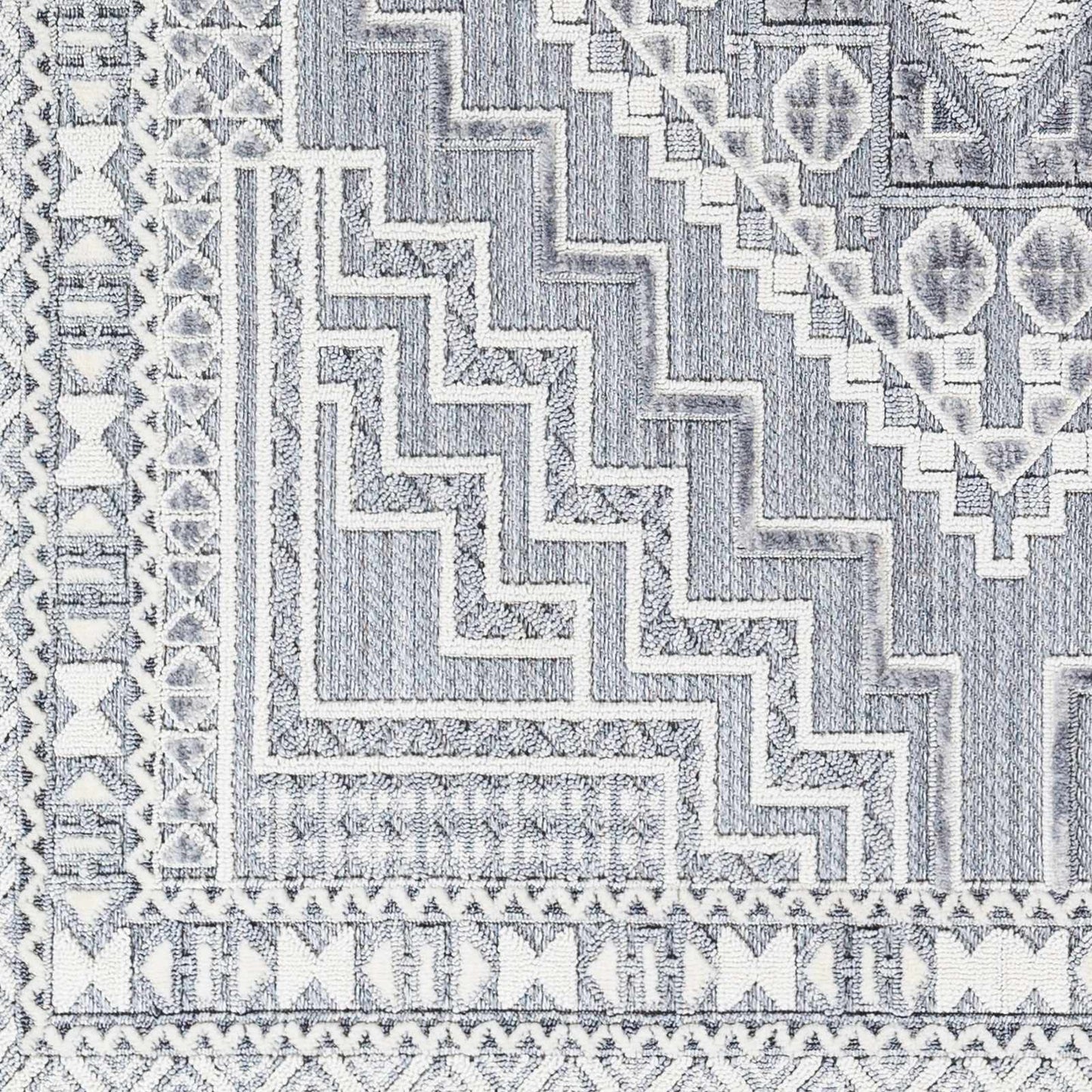 Alya Charcoal Textured Area Rug from PriceLows™