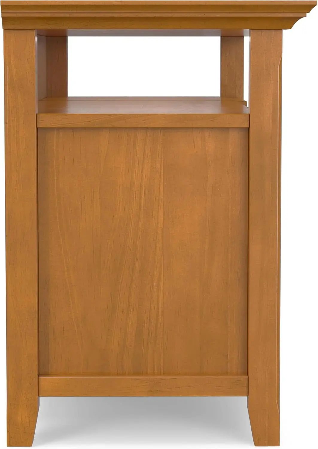 TV Media Stand 54 Inch Wide Golden Brown Cabinet Storage from PriceLows™
