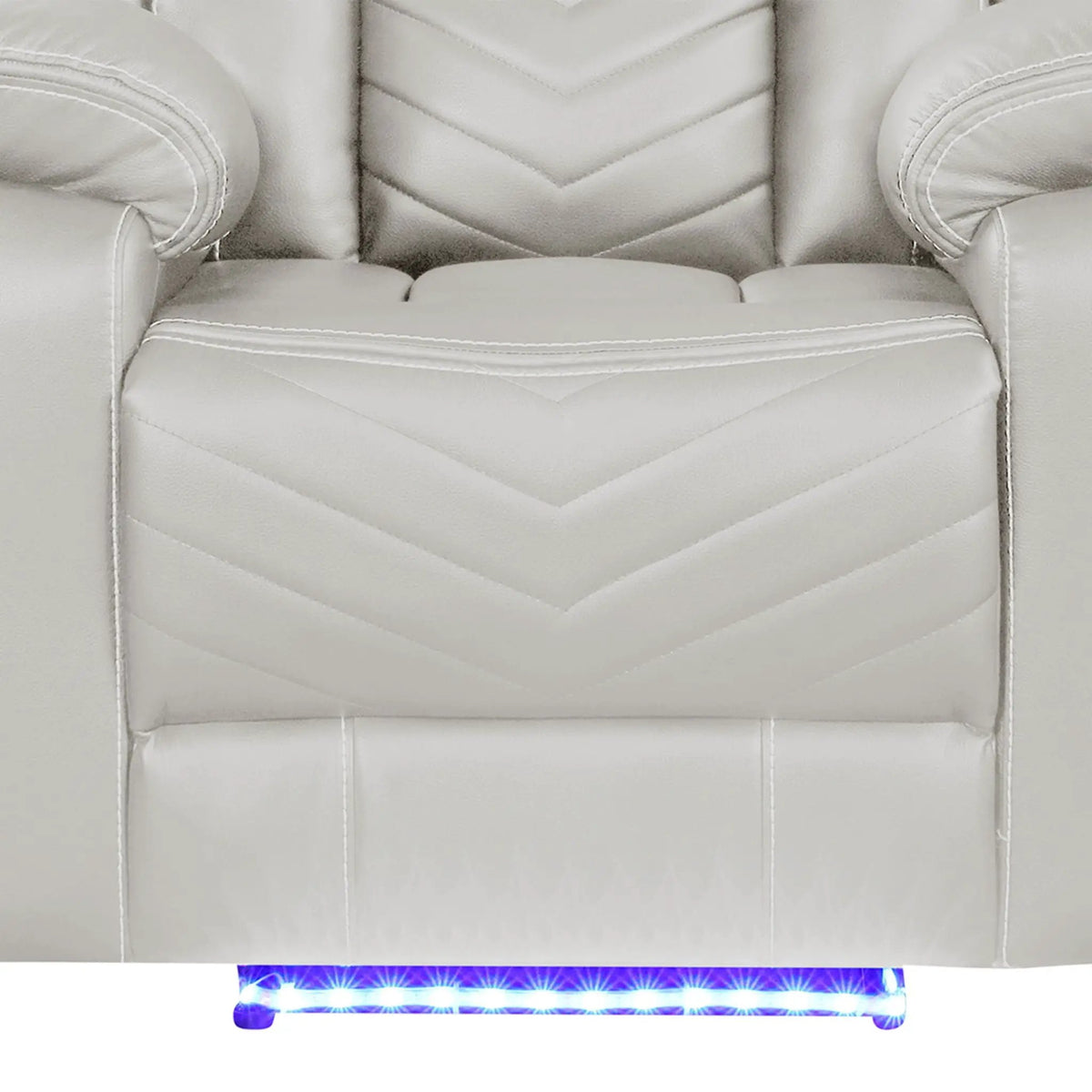 Power Recliner Chair | LED Lighting at Base | USB Charging Port
