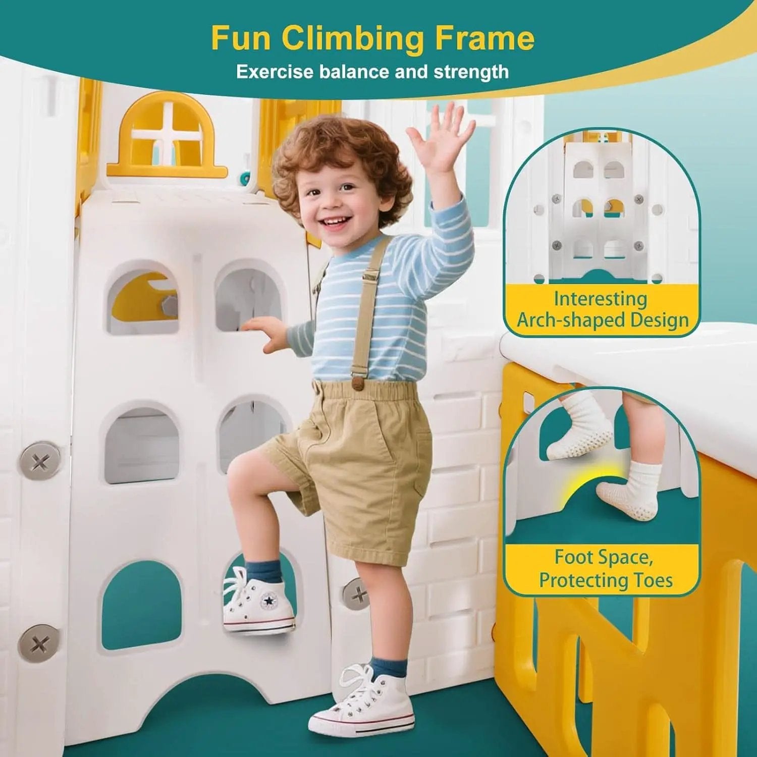 Nine In One Toddler Sliding Playground OutdoorPlayset from PriceLows™