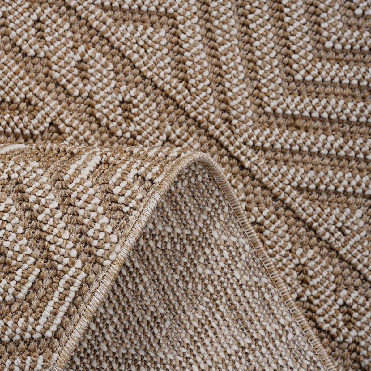 Guros Geometric Indoor Outdoor Rug | 74 x 48 Inch | Stain Resistant | Non-Shedding