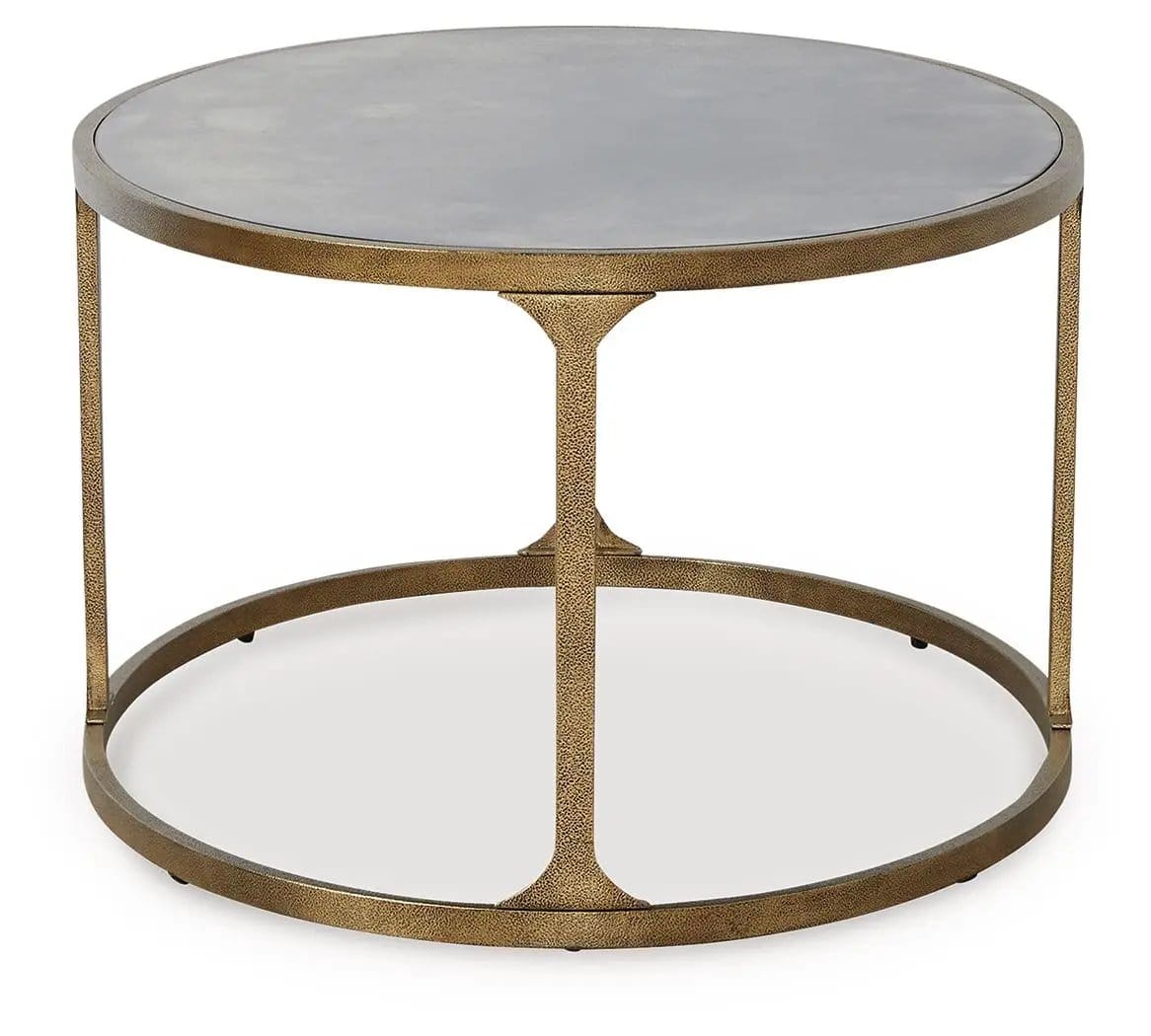 Korajane Table | 2 Pieces | Faux Marble & Tempered Glass | Living Room