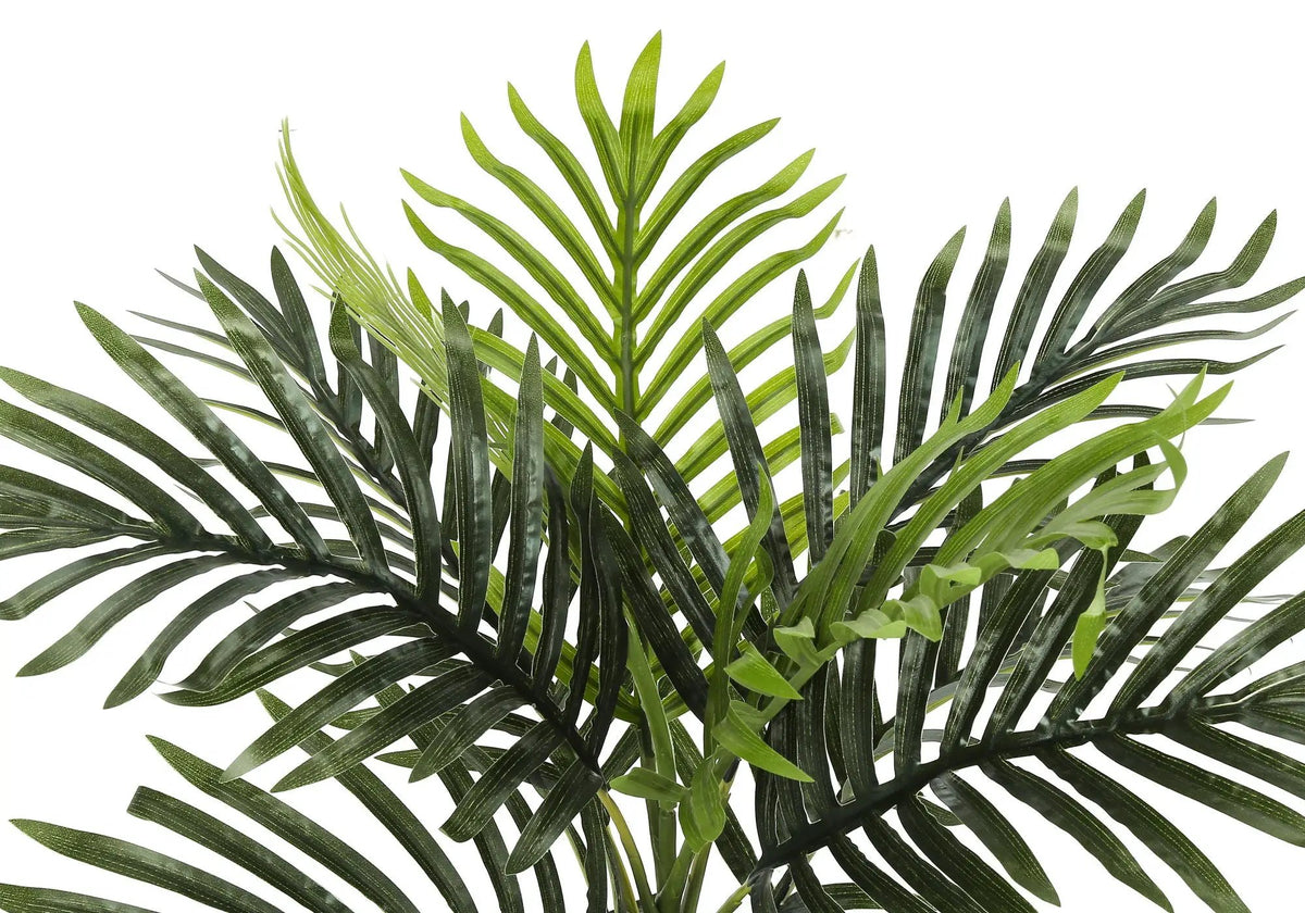 20 Inch Artificial Palm Plant | Real Touch Leaves | Indoor Faux Plant | Potted