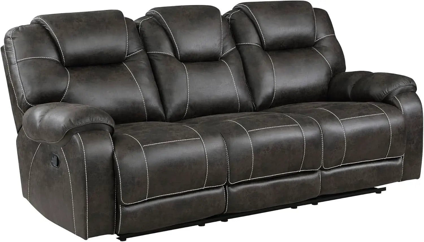 Recife 2-Piece Reclining Living Room Sofa Set Chocolate from PriceLows™